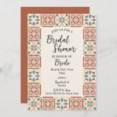 Invitation à la douche nuptiale méditerranéenne (Devant / Derrière)