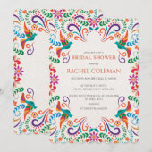 Invitation à la douche nuptiale mexicaine (Devant / Derrière)
