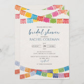 Invitation à la douche nuptiale mexicaine (Devant / Derrière)