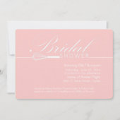 Invitation à la douche nuptiale moderne (Devant)