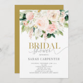 Invitation à la douche nuptiale moderne d'Anthuriu (Devant / Derrière)