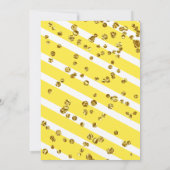Invitation à la douche nuptiale moderne Lemon Sque (Dos)