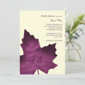 Invitation à la douche nuptiale monographie d'auto (Debout devant)