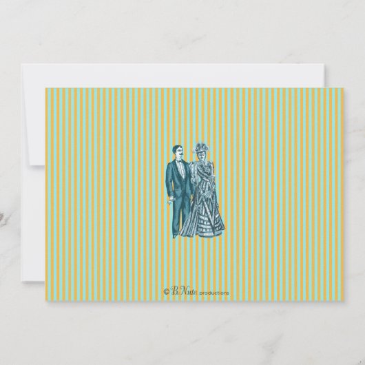 Invitation à la douche nuptiale Mustache Bash (Dos)