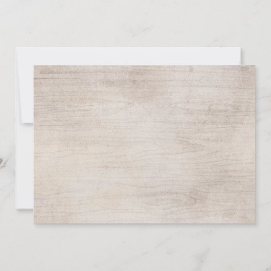 Invitation à la douche nuptiale occidentale (Dos)