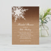 Invitation à la douche nuptiale Ombre (Debout devant)