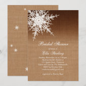 Invitation à la douche nuptiale Ombre (Devant / Derrière)