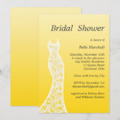 Invitation à la douche nuptiale Ombre dans le bete (Devant / Derrière)