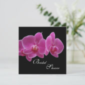 Invitation à la douche nuptiale — Orchidées (Debout devant)