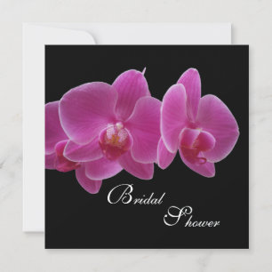 Invitation à la douche nuptiale — Orchidées