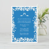 Invitation à la douche nuptiale Palace Blue Heels (Debout devant)