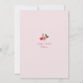 Invitation à la douche nuptiale parisienne (Dos)