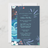 Invitation à la douche nuptiale peinte (Devant)