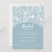 Invitation à la douche nuptiale peinte blanche (Devant)