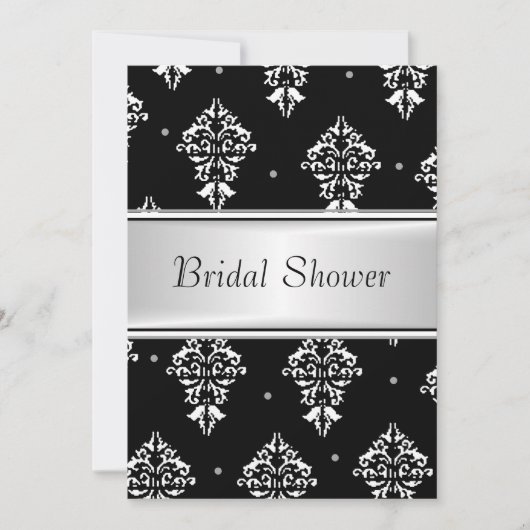 Invitation à la douche nuptiale personnalisable (Devant)