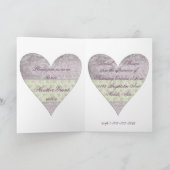 Invitation à la douche nuptiale personnalisée (Intérieur)