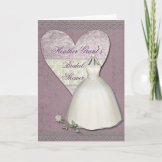 Invitation à la douche nuptiale personnalisée