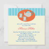 Invitation à la douche nuptiale Pot de thé Polka D (Devant)