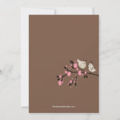 Invitation à la douche nuptiale pour les couples I (Dos)