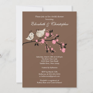 Invitation à la douche nuptiale pour les couples I