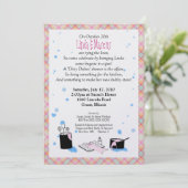 Invitation à la douche nuptiale pour les plats sal (Debout devant)