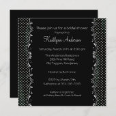 Invitation à la douche nuptiale pour un triage noi (Devant / Derrière)