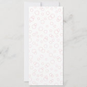 Invitation à la douche nuptiale Retro Wine Bottle (Dos)