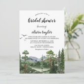 Invitation à la douche nuptiale Rocky Mountain (Debout devant)