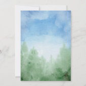 Invitation à la douche nuptiale Rocky Mountain (Dos)