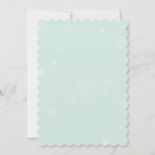 invitation à la douche nuptiale rose et bleu bébé (Dos)