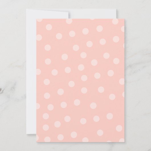 Invitation à la douche nuptiale rose Hydrangea (Dos)