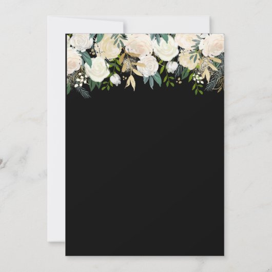 Invitation à la douche nuptiale rose vif (Dos)