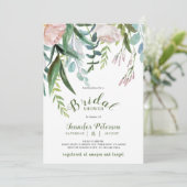 Invitation à la douche nuptiale rustique (Debout devant)