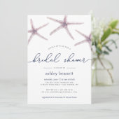 Invitation à la douche nuptiale Sea Star (Debout devant)