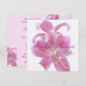 Invitation à la douche nuptiale - Stargazers-2 Tra (Devant / Derrière)