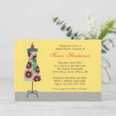 Invitation à la douche nuptiale Sun Dress (Debout devant)