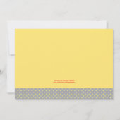 Invitation à la douche nuptiale Sun Dress (Dos)