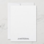 Invitation à la douche nuptiale - Thé (Dos)