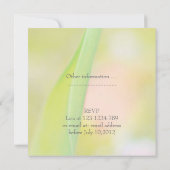 invitation à la douche nuptiale tulipe rouge (Dos)