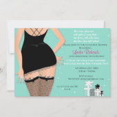 Invitation à la douche nuptiale turquoise Sparkle  (Devant)