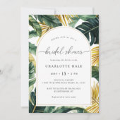 Invitation à la douche nuptiale verte (Devant)