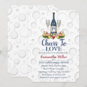 Invitation À La Douche Nuptiale Vin Ou Vin (Devant / Derrière)