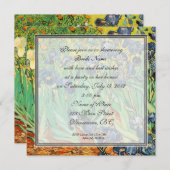 Invitation à la douche nuptiale, Vincent van Gogh, (Devant / Derrière)