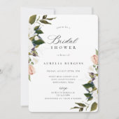 Invitation à la douche nuptiale vintage (Devant)