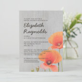 Invitation à la douche nuptiale Vintage (Debout devant)