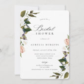 Invitation à la douche nuptiale vintage (Devant)