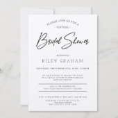 Invitation à la douche nuptiale virtuelle (Devant)