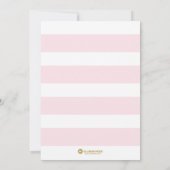 Invitation à la douche nuptiale, Wedding shower, o (Dos)