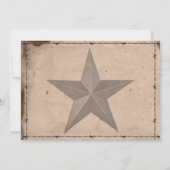 Invitation à la douche nuptiale Wire Barbed de Wes (Dos)