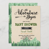 Invitation à la douche où l'aventure commence (Devant / Derrière)